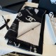 [홍콩명품.CHANEL] 샤넬 25SS 로고 패턴 200-50 캐시미어 스카프 머플러 (블랙), ET3171, 홍콩명품의류,구매대행,온라인명품
