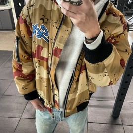 [홍콩명품.Chrome Hearts] 크롬하츠 25SS 로고 카모플라쥬 솜패딩 봄버 자켓 (2컬러), BM23567, KB, 레플리카의류,미러급사이트