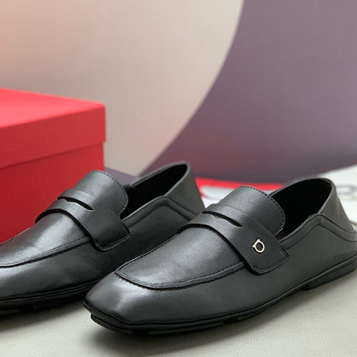 [홍콩명품.FERRAGAMO] 페레가모 25SS 로고 레더 가죽 구두 로퍼 (블랙), SE5867, PMD, 명품스니커즈,운동화,구두,로퍼,하이탑,신발