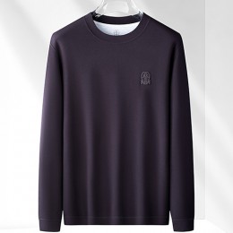 [홍콩명품.Brunello Cucinelli ] 브루넬로 쿠치넬리 25SS 로고 자수 긴팔 티셔츠 (5컬러), BM23622, HH, 레플리카의류,미러급사이트