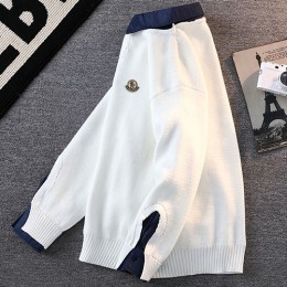 [홍콩명품.MONCLER] 몽클레어 25SS 로고 카라 니트 스웨터 (2컬러), BM23745, KSM, 레플리카의류,미러급사이트