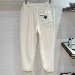[홍콩명품,PRADA] 프라다 25SS 로고 자수 기모 조거 팬츠 바지 (2컬러), BM23761, HH, 레플리카의류,미러급사이트