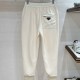 [홍콩명품,PRADA] 프라다 25SS 로고 자수 기모 조거 팬츠 바지 (2컬러), BM23761, HH, 레플리카의류,미러급사이트