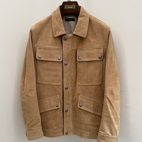 [홍콩명품.TOM FORD] 톰포드 25SS 로고 레더 가죽 카라 자켓 (2컬러), BM23819, TOM, 레플리카의류,미러급사이트