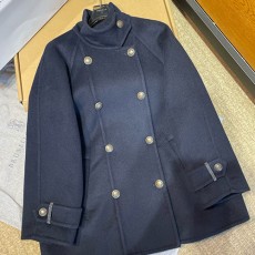 [홍콩명품.Brunello Cucinelli ] 브루넬로 쿠치넬리 25SS 로고 여성 캐시미어 코트 자켓 (블랙), BM23851, PG, 레플리카의류,미러급사이트