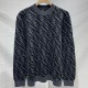[홍콩명품,FENDI] 펜디 25SS 로고 FF패턴 니트 스웨터 (다크그레이), BM23871, JL, 레플리카의류,미러급사이트