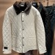 [가격문의][홍콩명품.Burberry] 버버리 25SS 로고 퀄팅 카라 솜패딩 자켓 (2컬러), BM23921, 레플리카의류,미러급사이트