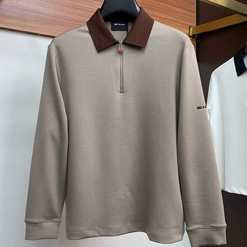 [가격문의][홍콩명품, KITON] 키톤 25SS 로고 하프지퍼 카라 맨투맨 티셔츠 (5컬러), BM23941, 레플리카의류,미러급사이트