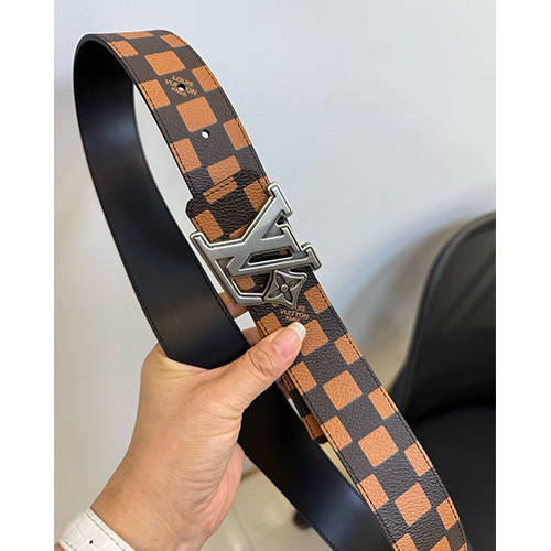 [가격문의][홍콩명품.LOUIS VUITTON] 루이비통 25SS 로고 다미에 레더 가죽 벨트 (브라운), BT1467, 명품레플리카,인터넷쇼핑몰,남자명품,해외직구