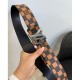 [가격문의][홍콩명품.LOUIS VUITTON] 루이비통 25SS 로고 다미에 레더 가죽 벨트 (브라운), BT1467, 명품레플리카,인터넷쇼핑몰,남자명품,해외직구