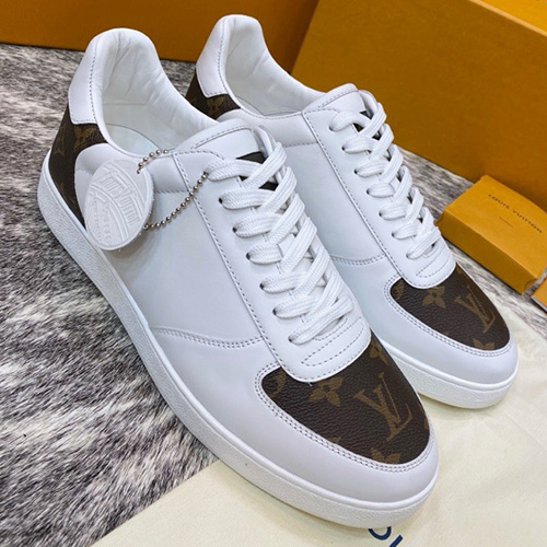 [가격문의][홍콩명품.LOUIS VUITTON] 루이비통 25SS 로고 모노그램 레더 가죽 스니커즈 운동화 (2컬러), SE5884, S1, 명품스니커즈,운동화,구두,로퍼,하이탑,신발