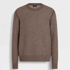 [홍콩명품.ZEGNA] 제냐 25SS 로고 캐시미어 니트 스웨터 (브라운), BM23962, JL, 레플리카의류,미러급사이트