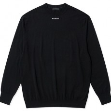 [홍콩명품,PRADA] 프라다 25SS 로고 니트 스웨터 (블랙), BM23968, G5, 레플리카의류,미러급사이트
