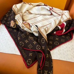 [홍콩명품.LOUIS VUITTON] 루이비통 25SS 로고 모노그램 네버플 134-134 스카프 머플러 (4컬러), ET3229, BR, 홍콩명품의류,구매대행,온라인명품
