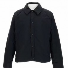 [홍콩명품.CANADA GOOSE] 캐나다구스 25SS 로고 카라 다운 패딩 자켓 (블랙), BM23993, X2, 레플리카의류,미러급사이트