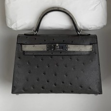 [홍콩명품.Hermes] 에르메스 25SS 로고 Mini Kelly 토트백 핸드백 (블랙-은장), BGM5380, BDA, 홍콩명품가방,명품쇼핑몰,크로스백,핸드백,구매대행