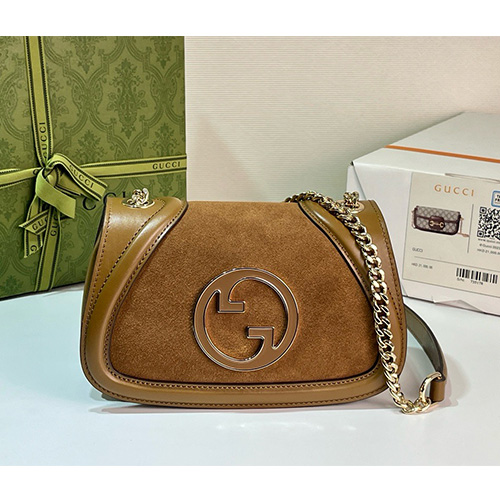 [홍콩명품.Gucci] 구찌 25SS 로고 메탈 스몰 블론디 크로스백 815700 (브라운), BGM5401, GU2, 홍콩명품가방,명품쇼핑몰,크로스백,핸드백,구매대행