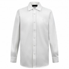 [홍콩명품.Gucci] 구찌 25SS 로고 자수 울 남방 셔츠 (화이트), BM24033, JL, 레플리카의류,미러급사이트