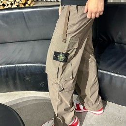 [홍콩명품.Stone Island] 스톤아일랜드 25SS 로고 탈부착 오버핏 카고 팬츠 바지 (3컬러), BM24069, KK, 레플리카의류,미러급사이트