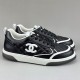 [홍콩명품.CHANEL] 샤넬 25SS 로고 레더 가죽 스니커즈 운동화 (블랙), SE5958, S3, 명품스니커즈,운동화,구두,로퍼,하이탑,신발