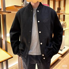 [홍콩명품.LOUIS VUITTON] 루이비통 25SS 로고 캐시미어 봄버 자켓 1AGJCO (블랙), BM24077, PG, 레플리카의류,미러급사이트