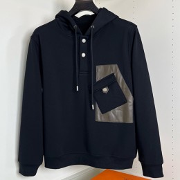 [홍콩명품.Hermes] 에르메스 25SS 로고 Empreintes Selliercuir 후드 티셔츠 (2컬러), BM24190, HH, 레플리카의류,미러급사이트