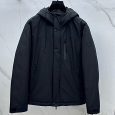 [홍콩명품.ZEGNA] 제냐 25SS 로고 후드 다운 패딩 파카 자켓 (블랙), BM24223, HH, 레플리카의류,미러급사이트