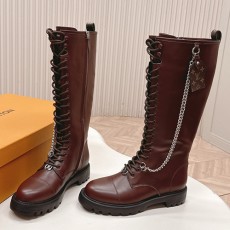 [홍콩명품.LOUIS VUITTON] 루이비통 25SS 로고 여성 모노그램 레더 가죽 롱 부츠 (2컬러), SE5993, GHS, 명품스니커즈,운동화,구두,로퍼,하이탑,신발