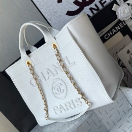 [홍콩명품.CHANEL] 샤넬 25SS 로고 퀄팅 레더 가죽 토트백 핸드백 (화이트-금장), BGM5462, YF, 홍콩명품가방,명품쇼핑몰,크로스백,핸드백,구매대행