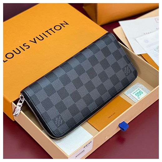 [홍콩명품.LOUIS VUITTON] 루이비통 25SS 로고 지피 호리즌탈 다미에 그라파이트 지퍼 남성 장지갑 N00056 (블랙), BGM5497, BDA, 명품지갑,홍콩명품,사이트,명품쇼핑몰