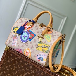 [가격문의][홍콩명품.LOUIS VUITTON] 루이비통 25SS 로고 모노그램 Speedy Soft 30 핸드백 M14587 (아이보리), BGM5515, BDA, 홍콩명품가방,명품쇼핑몰,크로스백,핸드백,구매대행