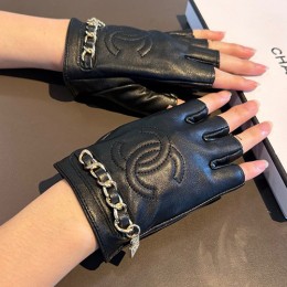 [홍콩명품.CHANEL] 샤넬 26SS 로고 레더 가죽 장갑 반장갑 (블랙), ET3264, JX, 홍콩명품의류,구매대행,온라인명품