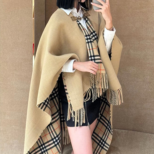 [홍콩명품.Burberry] 버버리 26SS 로고 140-140 리버서블 스카프 머플러 (베이지), ET3269, JX, 홍콩명품의류,구매대행,온라인명품