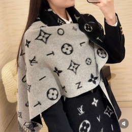 [홍콩명품.LOUIS VUITTON] 루이비통 26SS 로고 모노그램 40-200 캐시미어 스카프 머플러 (블랙), ET3295, JX, 홍콩명품의류,구매대행,온라인명품