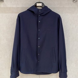 [홍콩명품, KITON] 키톤 26SS 로고 후드 셔츠 자켓 (네이비), BM24376, 레플리카의류,미러급사이트