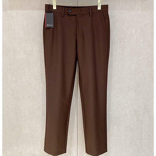 [홍콩명품, KITON] 키톤 26SS 로고 울 정장 팬츠 바지 (브라운), BM24385, 레플리카의류,미러급사이트