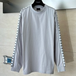 [홍콩명품.BALENCIAGA] 발렌시아가 26SS 로고 워싱 긴팔 티셔츠 (2컬러), BM24432, KB, 레플리카의류,미러급사이트