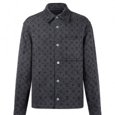 [홍콩명품.LOUIS VUITTON] 루이비통 26SS 로고 모노그램 카라 자켓 1AIWGN (그레이), BM24444, KK, 레플리카의류,미러급사이트