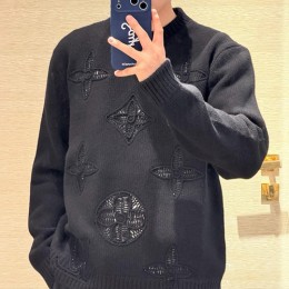 [홍콩명품.LOUIS VUITTON] 루이비통 26SS 로고 모노그램 코튼 크루넥 남성 맨투맨 티셔츠 블랙 1AIWEB (블랙), BM24459, JL, 레플리카의류,미러급사이트