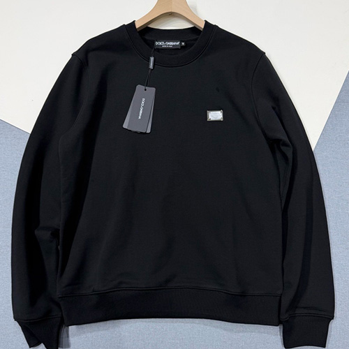 [홍콩명품.D&G] 돌체앤가바나 26SS 로고 맨투맨 티셔츠(블랙), BM24460, JL, 레플리카의류,미러급사이트