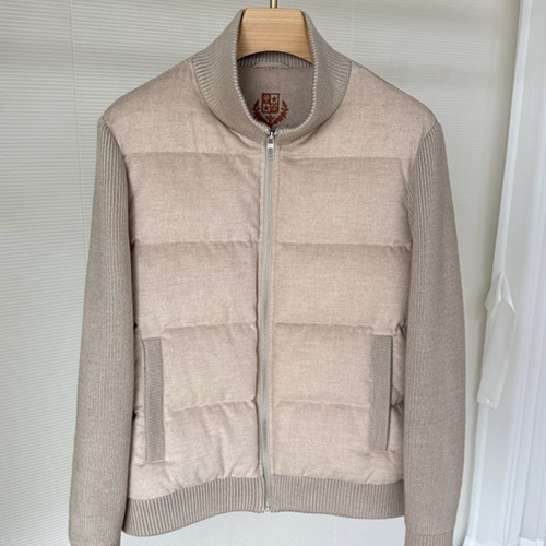 [홍콩명품.Loro Piana] 로로피아나 26SS 로고 레이어드 다운 패딩 자켓 (3컬러), BM24470, HH, 레플리카의류,미러급사이트