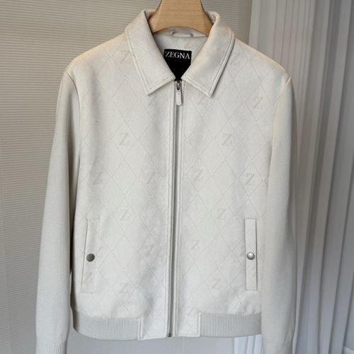 [홍콩명품.ZEGNA] 제냐 26SS 로고 레더 가죽 카라 봄버 자켓 (4컬러), BM24480, HH, 레플리카의류,미러급사이트