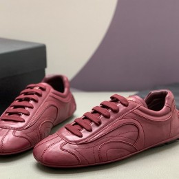 [홍콩명품,PRADA] 프라다 26SS 로고 레더 가죽 스니커즈 운동화 (레드), SE6053, PMD, 명품스니커즈,운동화,구두,로퍼,하이탑,신발