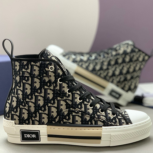 [홍콩명품,Christian Dior] 디올 26SS 로고 남여 오블리크 하이탑 캔버스 스니커즈 운동화 (베이지), SE6054, PMD, 명품스니커즈,운동화,구두,로퍼,하이탑,신발