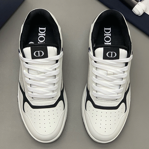 [홍콩명품,Christian Dior] 디올 26SS 로고 오블리크 레더 가죽 스니커즈 운동화 (화이트), SE6059, PMD, 명품스니커즈,운동화,구두,로퍼,하이탑,신발