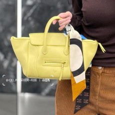 [홍콩명품.CELINE] 셀린느 26SS 로고 NEW LUGGAGE 스몰 토트백 핸드백 (노랑), BGM5546, BDA, 홍콩명품가방,명품쇼핑몰,크로스백,핸드백,구매대행