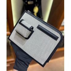 [홍콩명품.Hermes] 에르메스 26SS 로고 캔버스 클러치백 (그레이), BGM5596, H3, 홍콩명품가방,명품쇼핑몰,크로스백,핸드백,구매대행