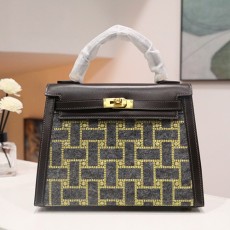[홍콩명품.Hermes] 에르메스 26SS 로고 Kelly25 토트백 핸드백 (브라운-금장), BGM5618, H3, 홍콩명품가방,명품쇼핑몰,크로스백,핸드백,구매대행