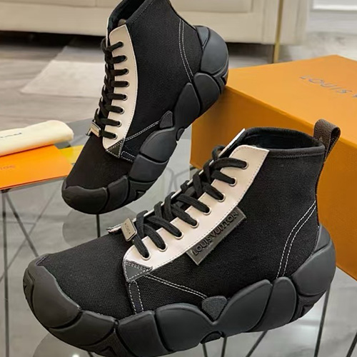 [홍콩명품.LOUIS VUITTON] 루이비통 26SS 로고 여성 Circle 하이탑 스니커즈 운동화 (2컬러), SE6073, GHS, 명품스니커즈,운동화,구두,로퍼,하이탑,신발