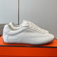 [홍콩명품.Hermes] 에르메스 26SS 로고 남여 레더 가죽 스니커즈 운동화 (2컬러), SE6078, GHS, 명품스니커즈,운동화,구두,로퍼,하이탑,신발